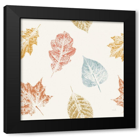 Harvest Sentiments Pattern II Black Modern Wood Framed Art Print by Hershey, Moira