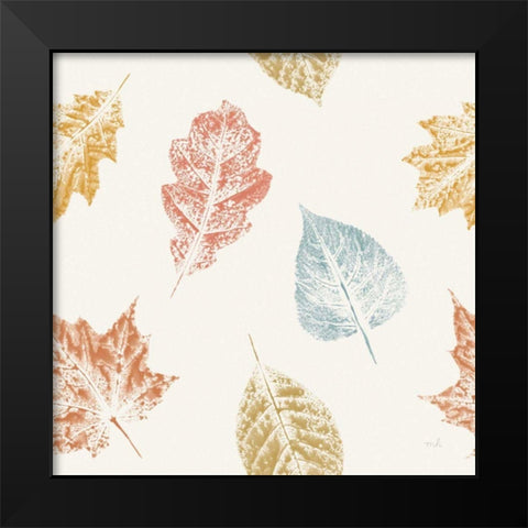 Harvest Sentiments Pattern II Black Modern Wood Framed Art Print by Hershey, Moira