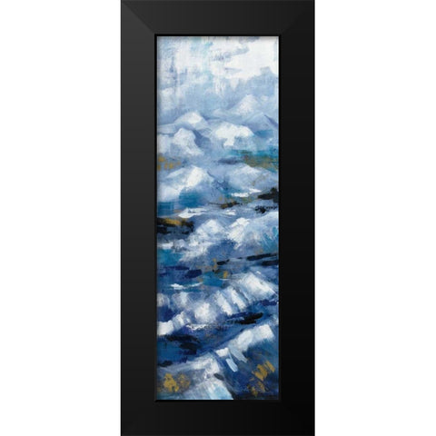 Above the Mountains III Black Modern Wood Framed Art Print by Vassileva, Silvia