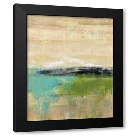 Spring Valley III Black Modern Wood Framed Art Print by Vassileva, Silvia