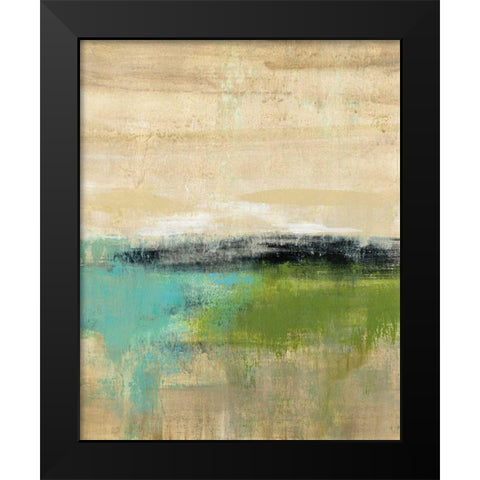 Spring Valley III Black Modern Wood Framed Art Print by Vassileva, Silvia