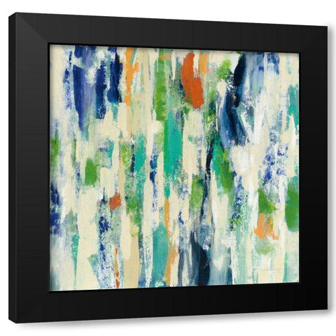 Sun Rays Black Modern Wood Framed Art Print by Vassileva, Silvia