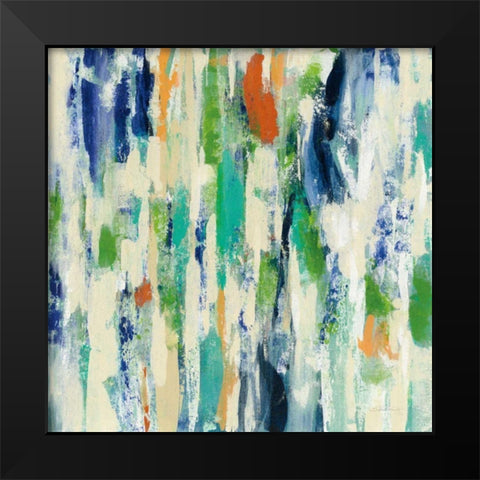 Sun Rays Black Modern Wood Framed Art Print by Vassileva, Silvia