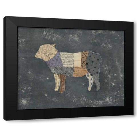From the Butcher Elements 19 Black Modern Wood Framed Art Print with Double Matting by Prahl, Courtney