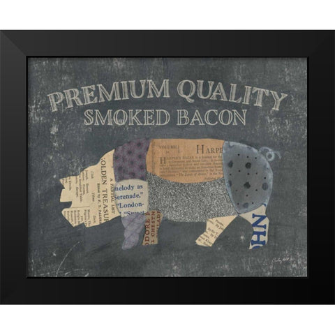 From the Butcher XII Black Modern Wood Framed Art Print by Prahl, Courtney