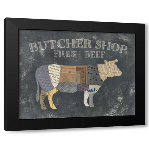 From the Butcher Elements 22 Black Modern Wood Framed Art Print with Double Matting by Prahl, Courtney
