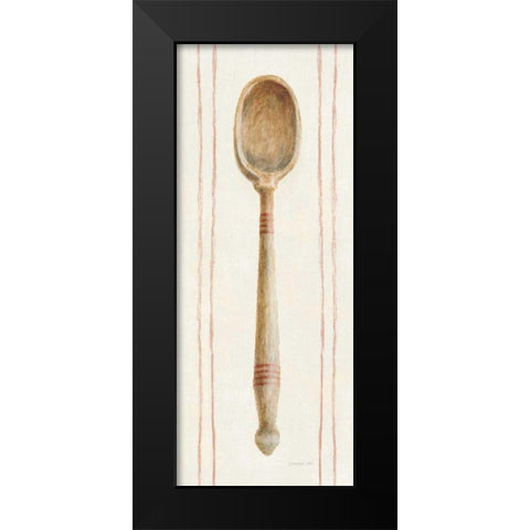 Floursack Kitchen III Black Modern Wood Framed Art Print by Nai, Danhui