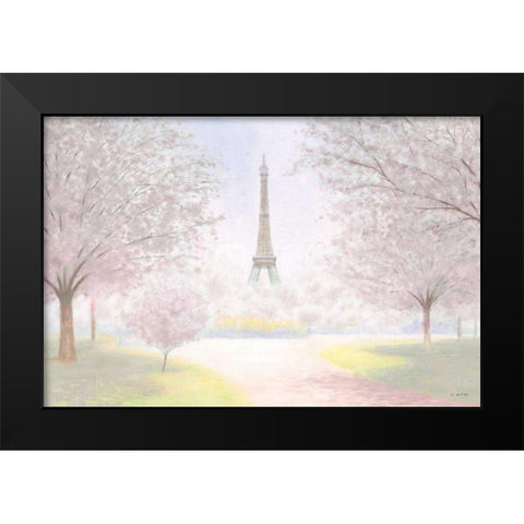 Pretty Paris Black Modern Wood Framed Art Print by Wiens, James