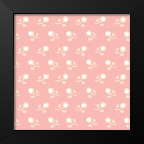 Baby Quilt Pattern 5 Black Modern Wood Framed Art Print by Grove, Beth