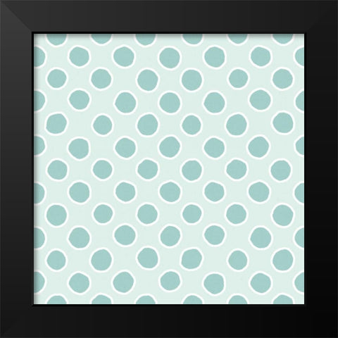 Baby Quilt Pattern 11 Black Modern Wood Framed Art Print by Grove, Beth