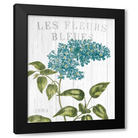 Fleuriste Paris V Black Modern Wood Framed Art Print by Wild Apple Portfolio