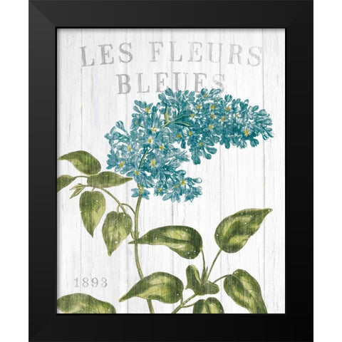 Fleuriste Paris V Black Modern Wood Framed Art Print by Wild Apple Portfolio