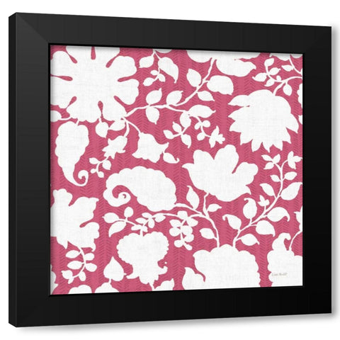 Pink Garden Step 02A Black Modern Wood Framed Art Print by Audit, Lisa