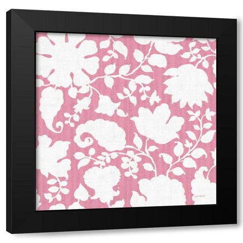 Pink Garden Step 02B Black Modern Wood Framed Art Print by Audit, Lisa