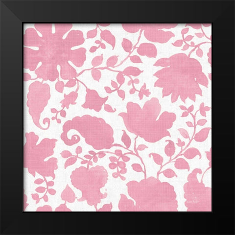 Pink Garden Step 03B Black Modern Wood Framed Art Print by Audit, Lisa