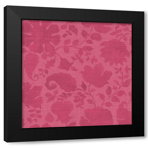 PinK Garden Step 04A Black Modern Wood Framed Art Print with Double Matting by Audit, Lisa