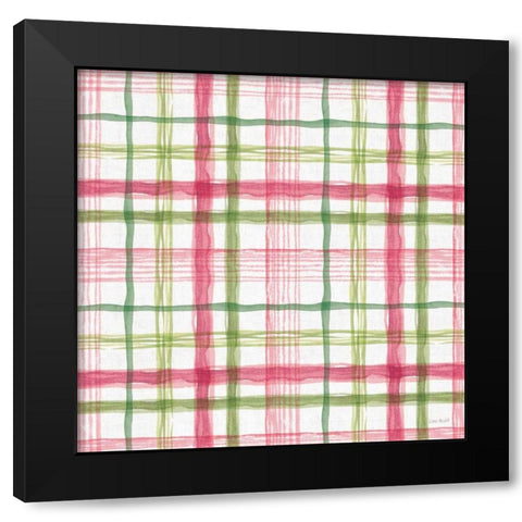 Pink Garden Step 07 Black Modern Wood Framed Art Print with Double Matting by Audit, Lisa