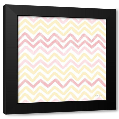 Coastal Baby Pattern XVII Black Modern Wood Framed Art Print by Grove, Beth