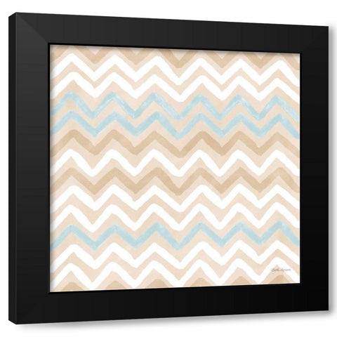 Coastal Baby Pattern XVIII Black Modern Wood Framed Art Print by Grove, Beth