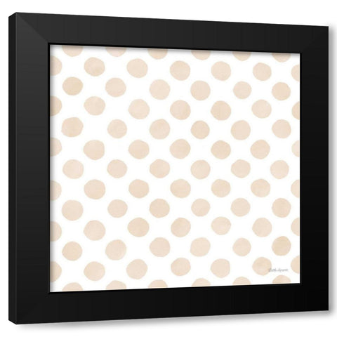 Coastal Baby Pattern XXII Black Modern Wood Framed Art Print with Double Matting by Grove, Beth