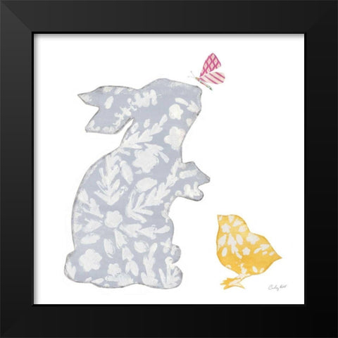 Spring Has Sprung I Black Modern Wood Framed Art Print by Prahl, Courtney