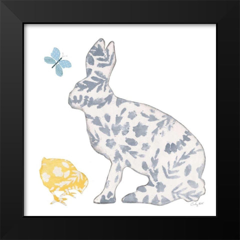 Spring Has Sprung IV Black Modern Wood Framed Art Print by Prahl, Courtney