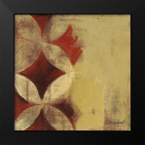 Wedding Ring IX Black Modern Wood Framed Art Print by Lovell, Kathrine