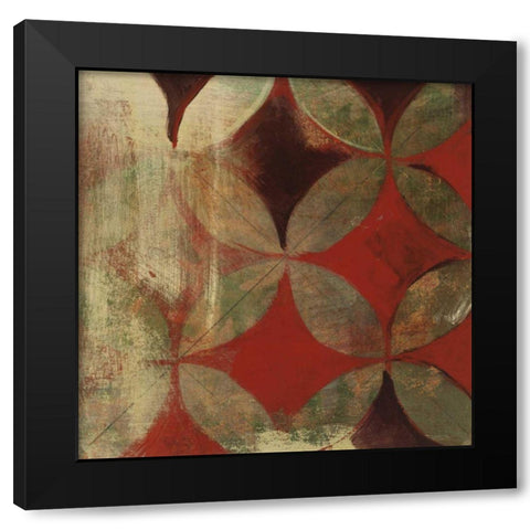 Wedding Ring V Black Modern Wood Framed Art Print with Double Matting by Lovell, Kathrine