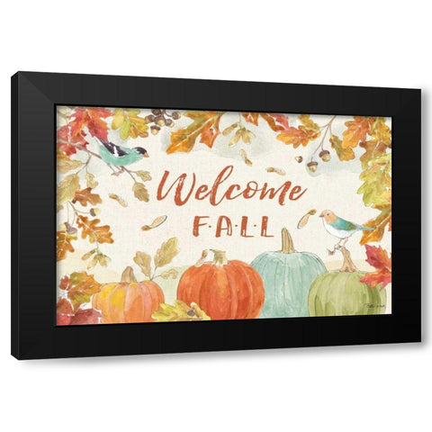 Falling for Fall I Black Modern Wood Framed Art Print by Grove, Beth