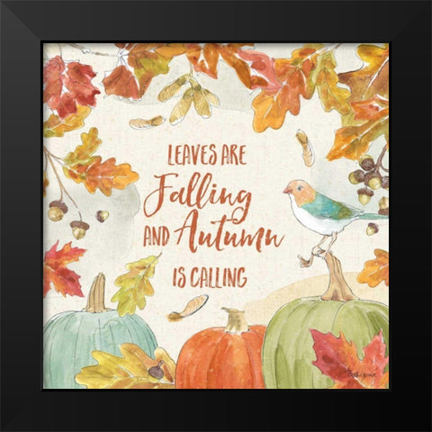 Falling for Fall IV Black Modern Wood Framed Art Print by Grove, Beth