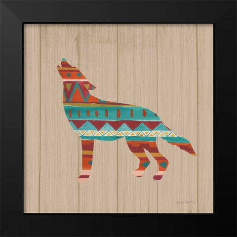 Southwestern Vibes VI on Walnut Black Modern Wood Framed Art Print by Zaman, Farida