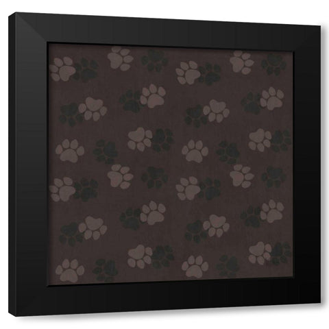 Otomi Cats Step 05B Neutral Black Modern Wood Framed Art Print by Charron, Veronique