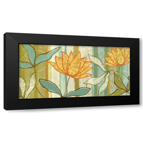 Isabellas Garden Black Modern Wood Framed Art Print by Adams, Sarah