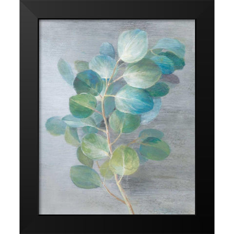 Fresh I Light Black Modern Wood Framed Art Print by Nai, Danhui