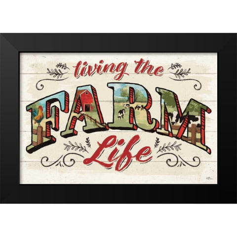 Farm Life IV Black Modern Wood Framed Art Print by Penner, Janelle