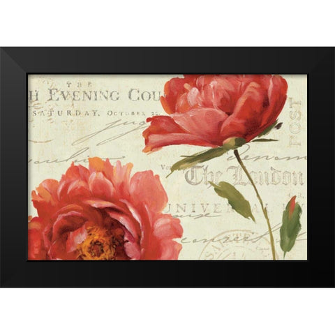 My Own Words Black Modern Wood Framed Art Print by Audit, Lisa