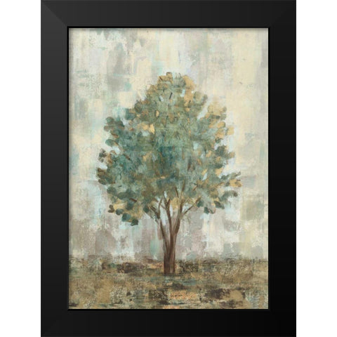 Verdi Trees II Black Modern Wood Framed Art Print by Vassileva, Silvia