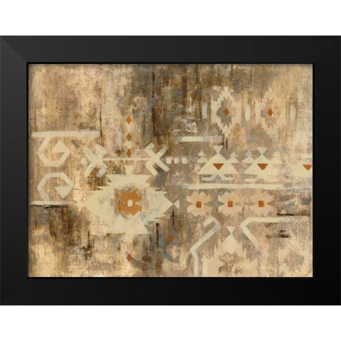 Southwest Design III Black Modern Wood Framed Art Print by Vassileva, Silvia