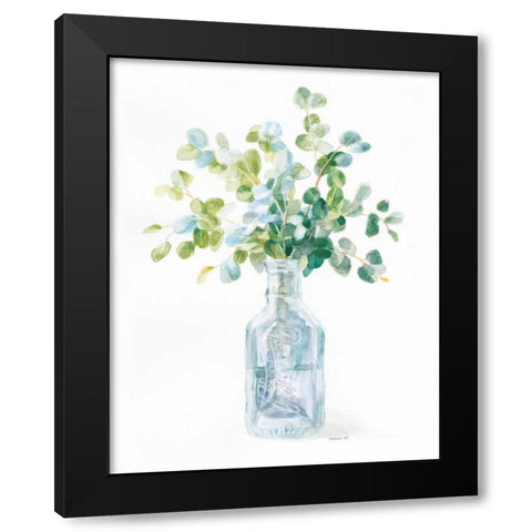 Beach Flowers IV Black Modern Wood Framed Art Print with Double Matting by Nai, Danhui