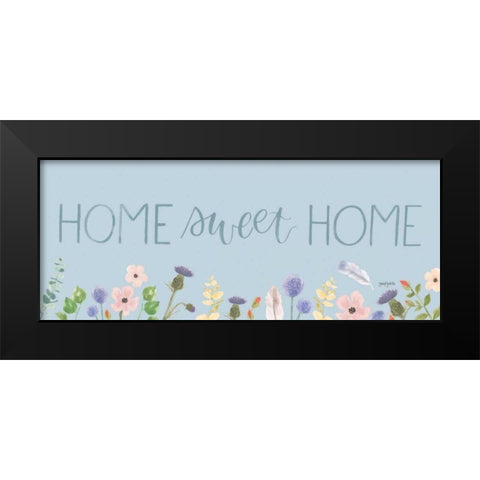 Spring Sentiments IV Black Modern Wood Framed Art Print by Jackson, Jenaya