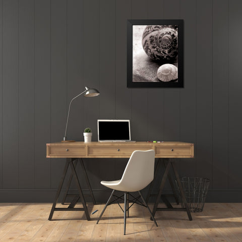 New Discoveries No Border Black Modern Wood Framed Art Print by Schlabach, Sue