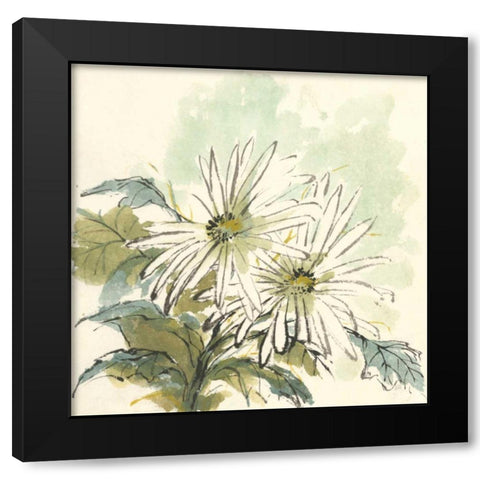 Snowmum III Black Modern Wood Framed Art Print with Double Matting by Paschke, Chris