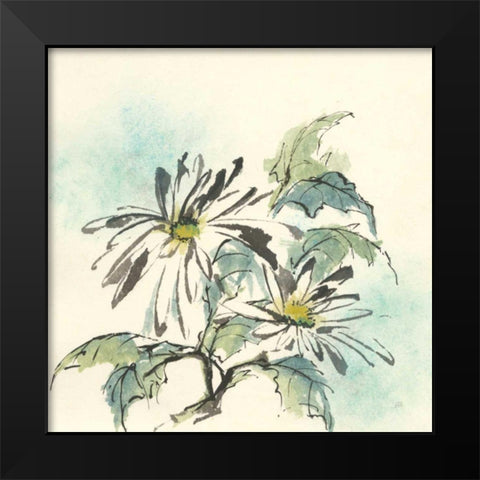 Snowmum IV Black Modern Wood Framed Art Print by Paschke, Chris