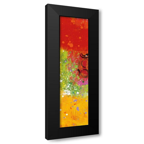 Lots of Color Black Modern Wood Framed Art Print by Davies, Jane