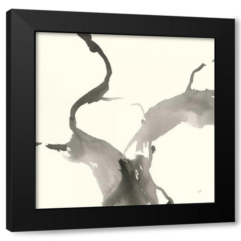 Gesture I Black Modern Wood Framed Art Print with Double Matting by Paschke, Chris
