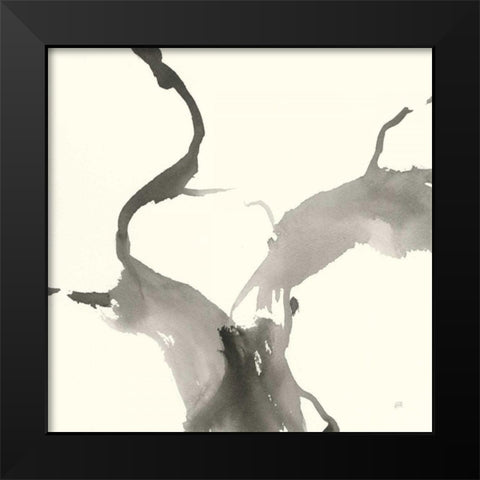 Gesture I Black Modern Wood Framed Art Print by Paschke, Chris
