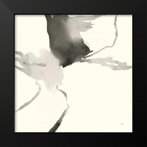 Gesture II Black Modern Wood Framed Art Print by Paschke, Chris