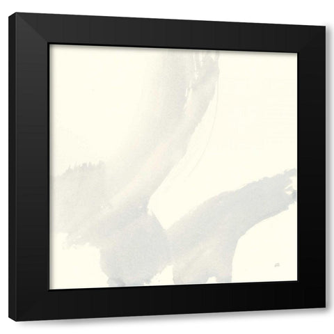 Zen I Black Modern Wood Framed Art Print with Double Matting by Paschke, Chris
