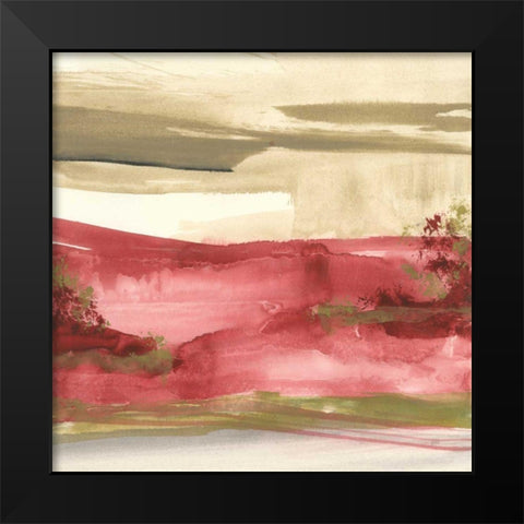 Red Rock II Black Modern Wood Framed Art Print by Paschke, Chris