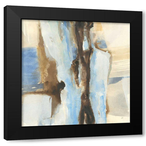 River Run I Black Modern Wood Framed Art Print by Paschke, Chris